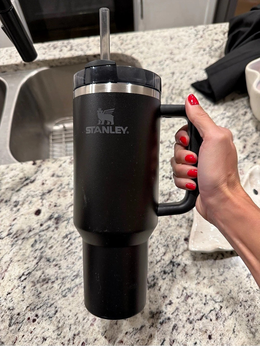 Stanley Adventure Quencher Travel Tumbler 40 oz Black